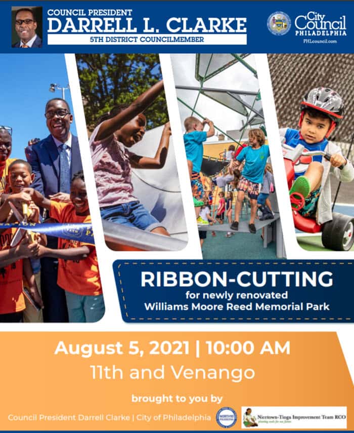 Williams Moore Reed Park Ribbon Cutting